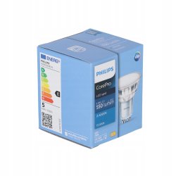 Żarówka LED Philips Corepro LEDspot GU10 4,9W 550lm biała zimna
