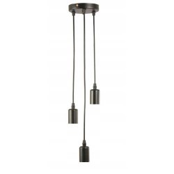LAMPA sufitowa wisząca ZWIS Edison Loft 3x E27 koło