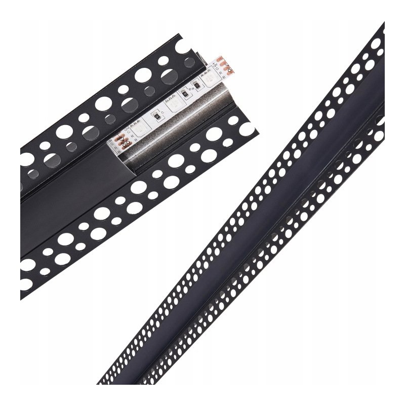 PROFIL aluminiowy XL szeroki 20mm do taśm led płyt karton-gips KG KLOSZ 2m