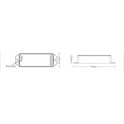 Sterownik stref Milight FUT036P taśm led mono 20A