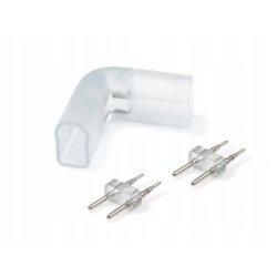 Złączka do taśm LED NEON na 230V 8x16mm narożna L