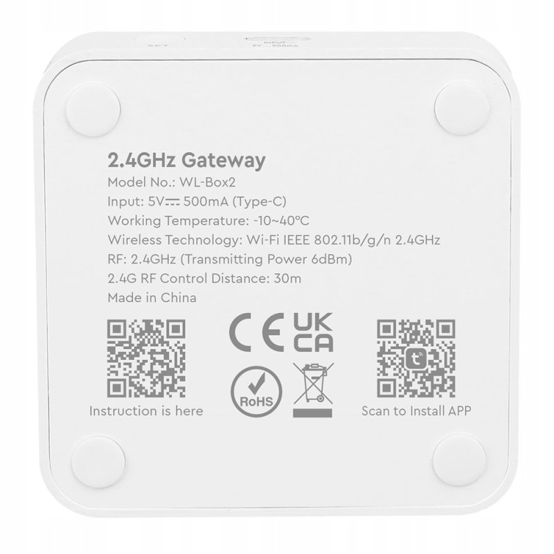 MOST Miboxer WL-BOX2 Router WiFi 2.4G Tuya ANDROID iOS do LED Mi-Light