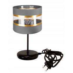 Lampka nocna Lampa stołowa loft na led E27 Abażur