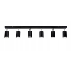 LAMPA SUFITOWA SPOT TUBA OPRAWA REGULOWANA BELKA 80CM SZYNA NA 6 GU10 230V