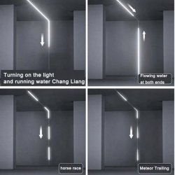 TAŚMA LED COB IP20 24V 360d Magic Pixel PŁYNĄCA WS2811 cyfrowa 5m CIEPŁA