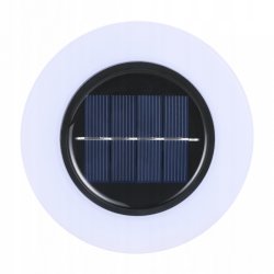 LAMPKA premium OGRODOWA SOLARNA lampa SCHODOWA dysk LED NW WBIJANA PŁASKA