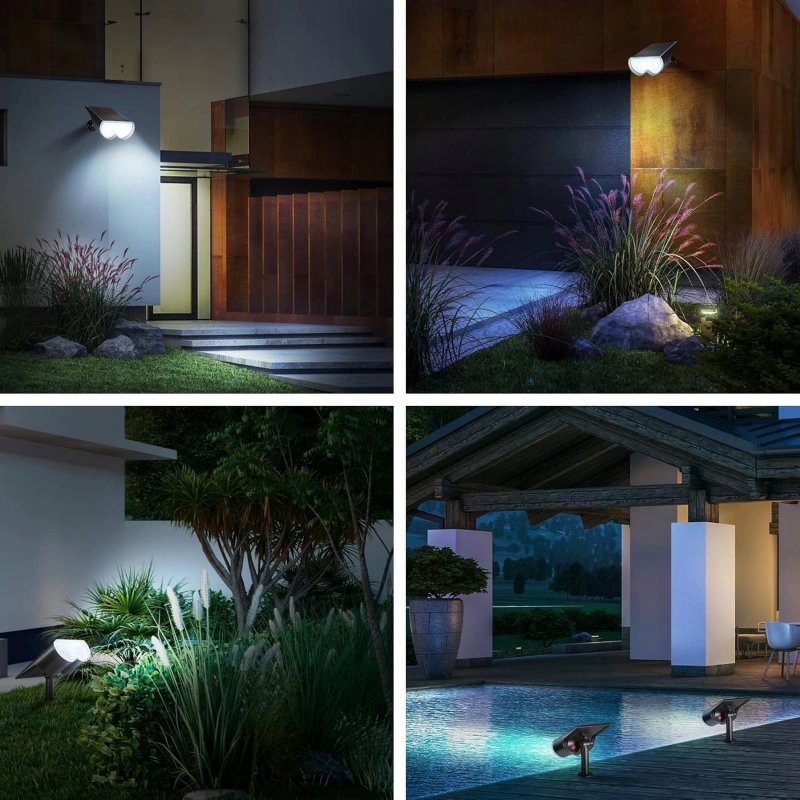 Reflektor PREMIUM ruchomy solarny OGRODOWA LAMPA SOLARNA WBIJANA LED NW