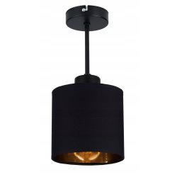 LAMPA WISZĄCA stała żyrandol sufit 1 Abażur złoty