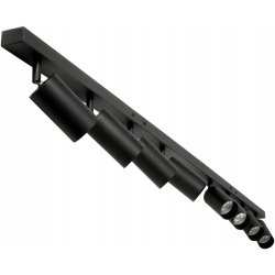 Lampa sufitowa SZYNA Spot oprawa halogenowa 8x GU10 listwa czarna