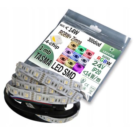 TAŚMA LED PREMIUM RGBW + CW...