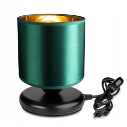 Lampka nocna Lampa stołowa loft na led E27 Abażur