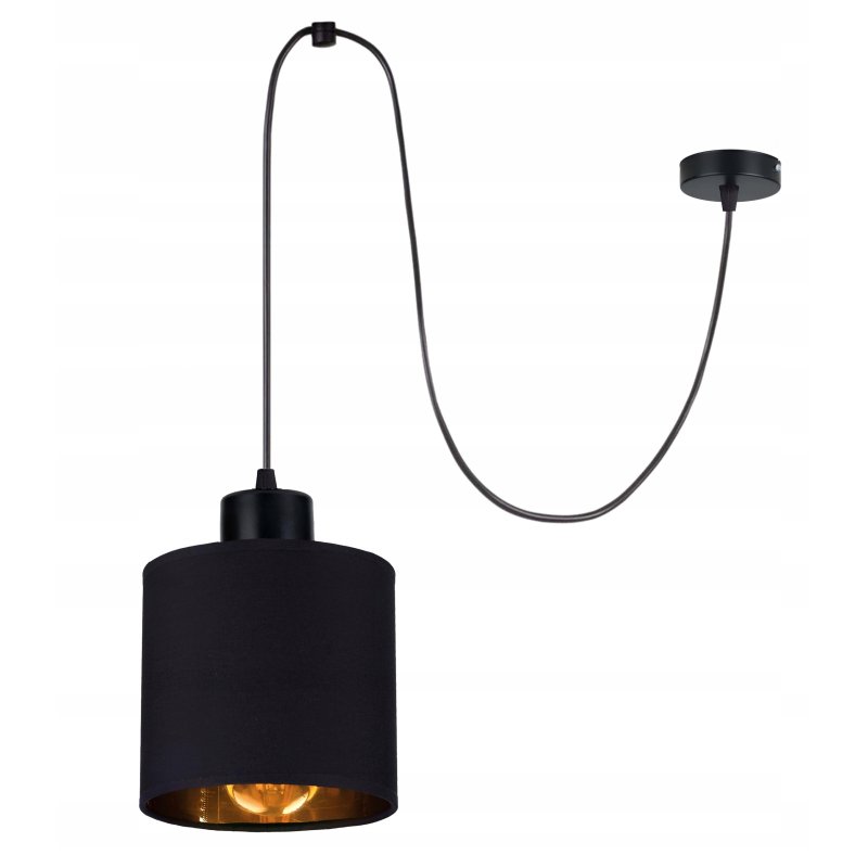 LAMPA sufitowa wisząca ZWIS Loft E27 PAJĄK ABAŻUR