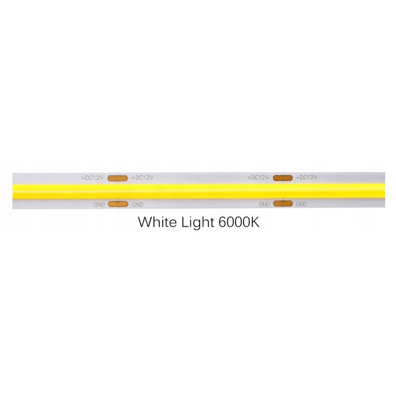 Taśma LED COB 24V 528 diod 14W na 1m linia ZIMNA