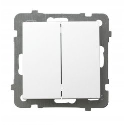 Włącznik SCHODOWY podwójny ŁĄCZNIK OSPEL seria AS