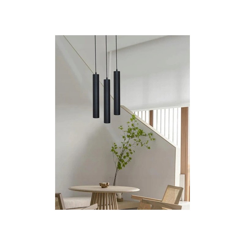 LAMPA WISZĄCA ZWIS żyrandol sufitowa TUBA 15 GU10