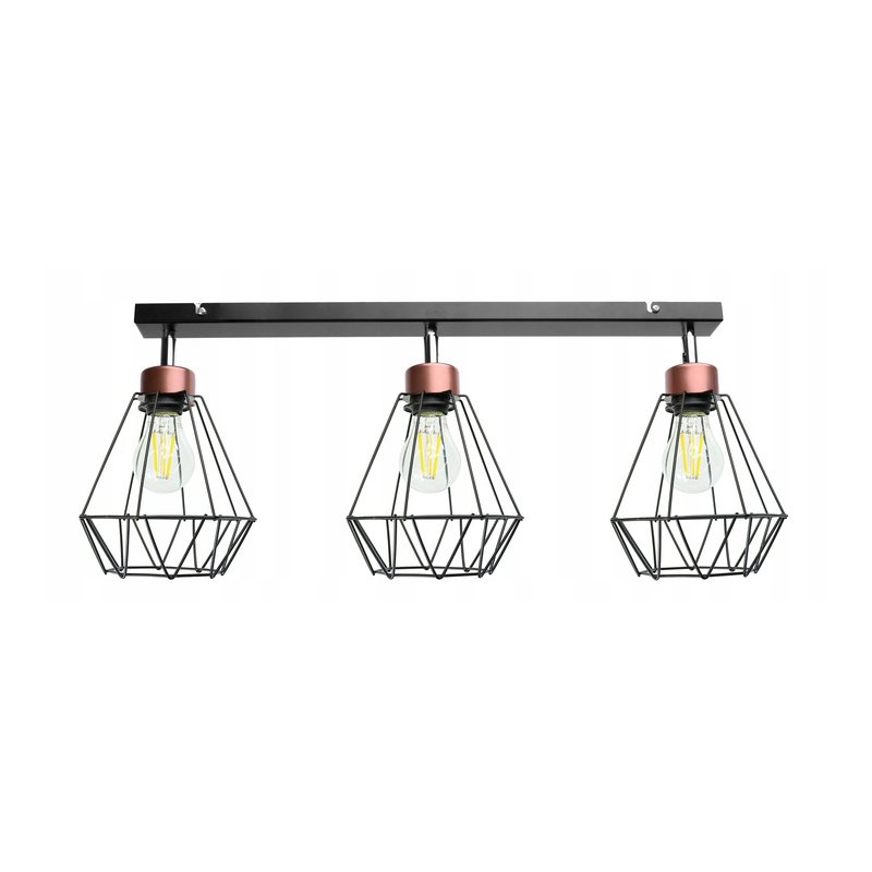 LAMPA plafon SUFITOWA ŻYRANDOL loft BRYLANT DRUT B