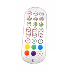 Lampa stojąca podłogowa LED RGB muzyczna sterowana tuya Pilot biała 150cm