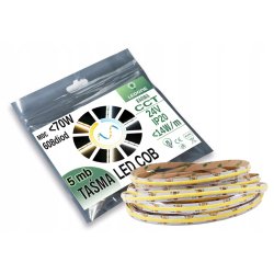 Taśma LED COB 24V 608 diod 14W/mb na 5mb linia CCT