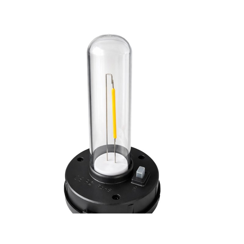 Lampka ogrodowa SOLARNA słupek ogrodowy lampa wbijana CIEPŁA led filament