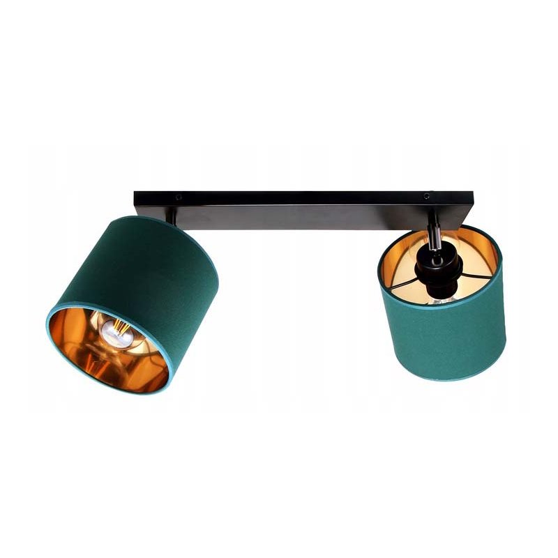 LAMPA plafon ruchomy żyrandol sufiowa ABAŻUR złoty