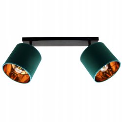 LAMPA plafon ruchomy żyrandol sufiowa ABAŻUR złoty