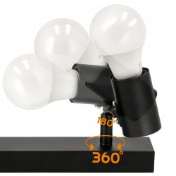 Lampa sufitowa kinkiet oprawa regulowana na 1x E27