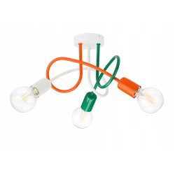 LAMPA SUFITOWA wisząca ŻYRANDOL Edison LOFT3 Multi