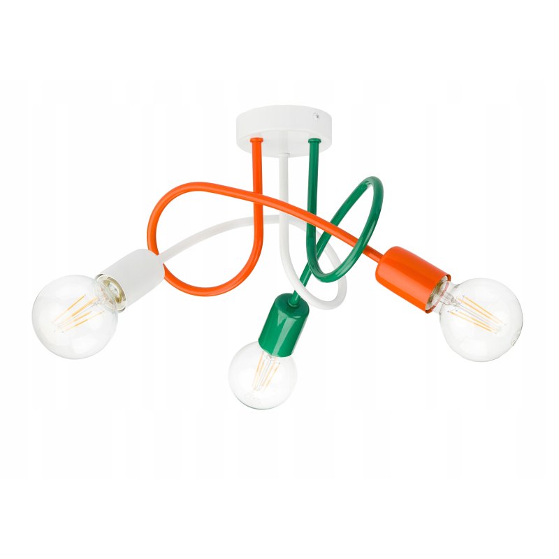 LAMPA SUFITOWA wisząca ŻYRANDOL Edison LOFT3 Multi