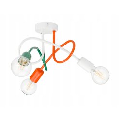 LAMPA SUFITOWA wisząca ŻYRANDOL Edison LOFT3 Multi