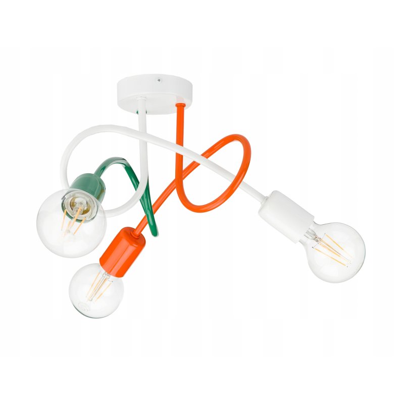 LAMPA SUFITOWA wisząca ŻYRANDOL Edison LOFT3 Multi