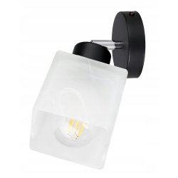 LAMPA KINKIET ścienny ruchomy loft Klosz SZKLANY