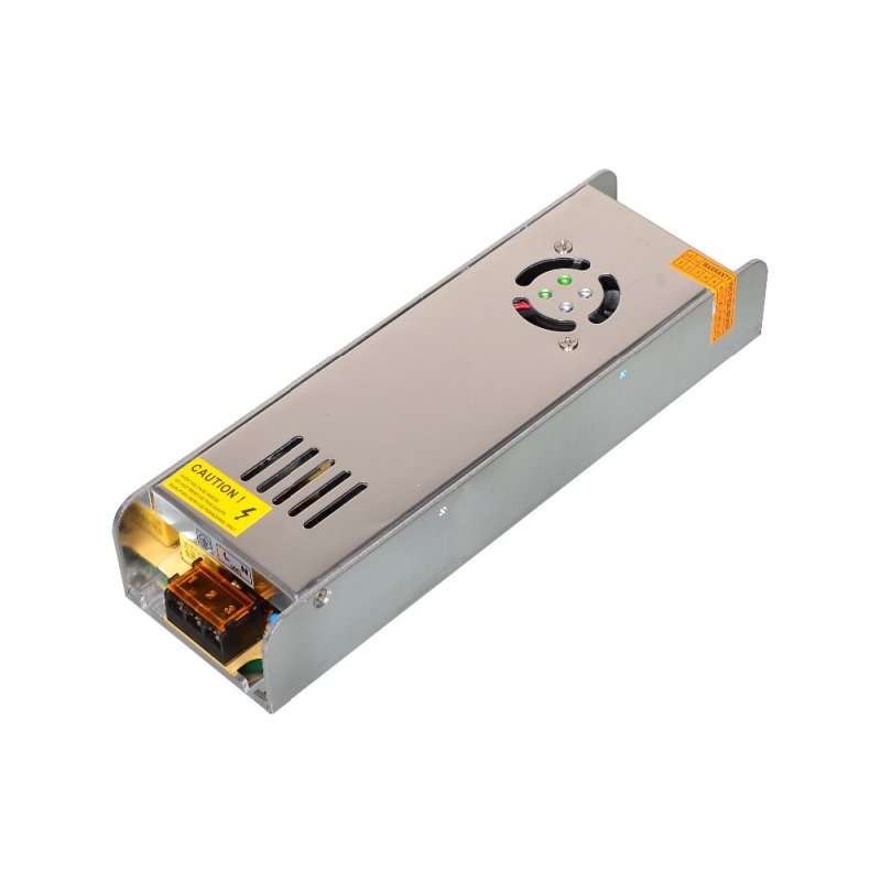 ZASILACZ PREMIUM modułowy 12V 30A 360W montażowy slim IP20 do CCTV taśm LED