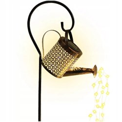Lampa Solarna Ogrodowa Konewka Z Czujnikiem Zmierzchu Szczelna LED IP65