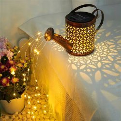 Lampa Solarna Ogrodowa Konewka Z Czujnikiem Zmierzchu Szczelna LED IP65