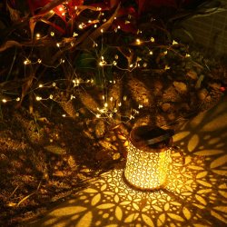 Lampa Solarna Ogrodowa Konewka Z Czujnikiem Zmierzchu Szczelna LED IP65