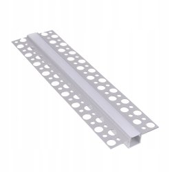 PROFIL Aaluminiowy do taśm LED do płyt karton-gips GK+ KLOSZ 1m