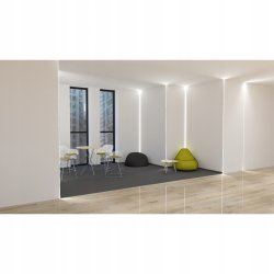 PROFIL Aaluminiowy do taśm LED do płyt karton-gips GK+ KLOSZ 1m