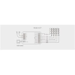 Kontroler Sterownik do LED MIBOXER HR5 5w1 30A 12-48V NAJMOCNIEJSZY Milight