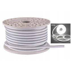 Taśma LED NEON flex IP68 230V 8x16mm 8W zimna 1m