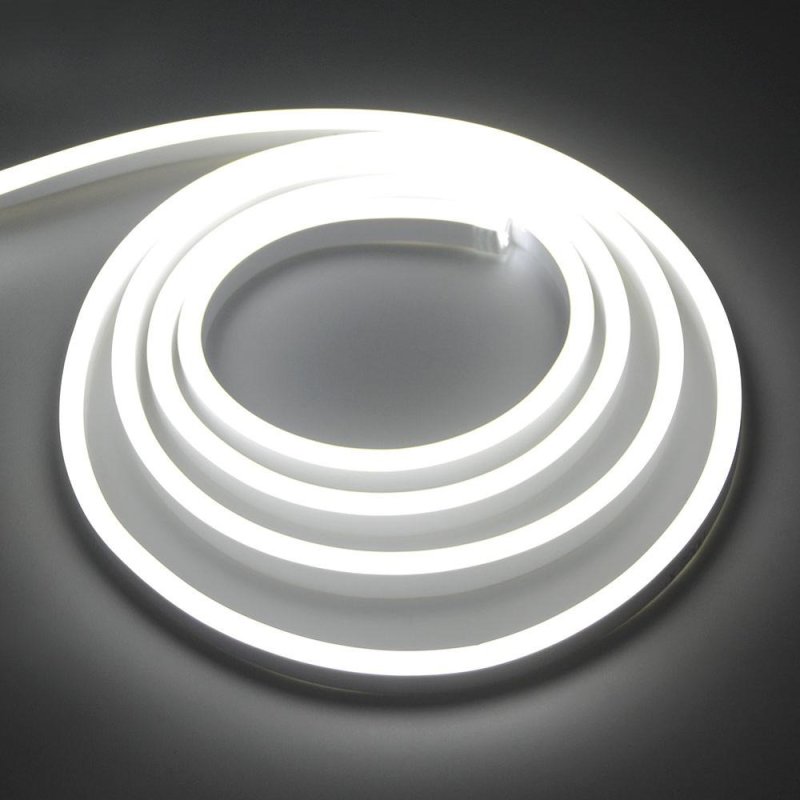 Taśma LED NEON flex IP68 230V 8x16mm 8W zimna 1m
