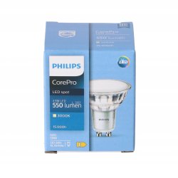 Żarówka Philips CorePro LEDspot GU10 550 lm 4,9 W biała ciepła