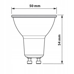Żarówka Philips CorePro LEDspot GU10 550 lm 4,9 W biała ciepła