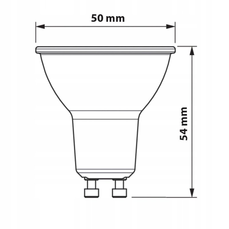 Żarówka Philips CorePro LEDspot GU10 550 lm 4,9 W biała ciepła