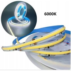 TAŚMA LED COB IP20 24V 360d Magic Pixel PŁYNĄCA WS2811 cyfrowa 5m ZIMNA