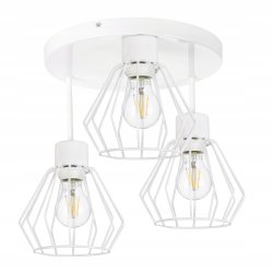 LAMPA plafon SUFITOWA ŻYRANDOL stały loft DRUT