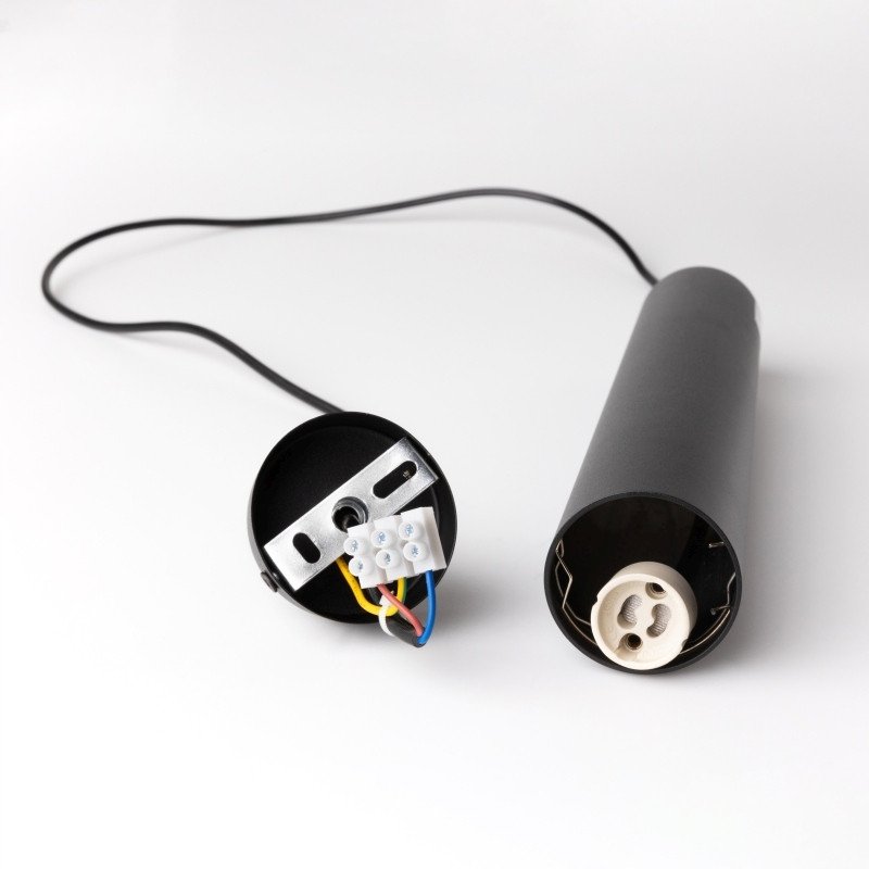 LAMPA WISZĄCA ZWIS żyrandol sufiowa TUBA 29cm GU10