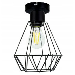LAMPA stała sufitowa plafon Loft klosz drut na E27
