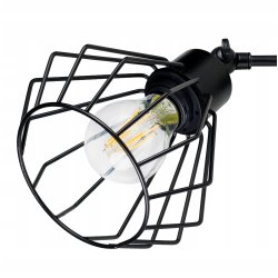 LAMPA sufitowa żyrandol regulowany LOFT drut 4 E27