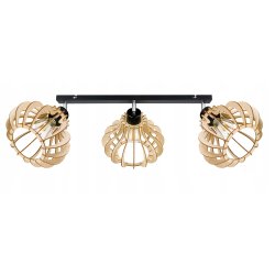 LAMPA sufit plafon żyrandol Loft Drewno ruchoma 3