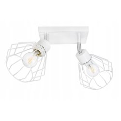 PODSTAWA BAZA LAMPA SUFITOWA PLAFON REGULOWANY LOFT METAL 2X E27 POD KLOSZ